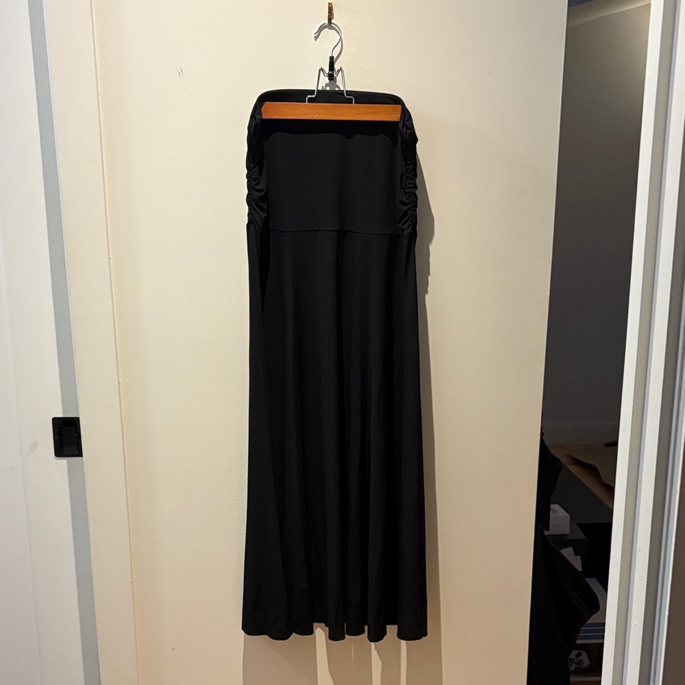 Addition Elle Black Strapless Dress
